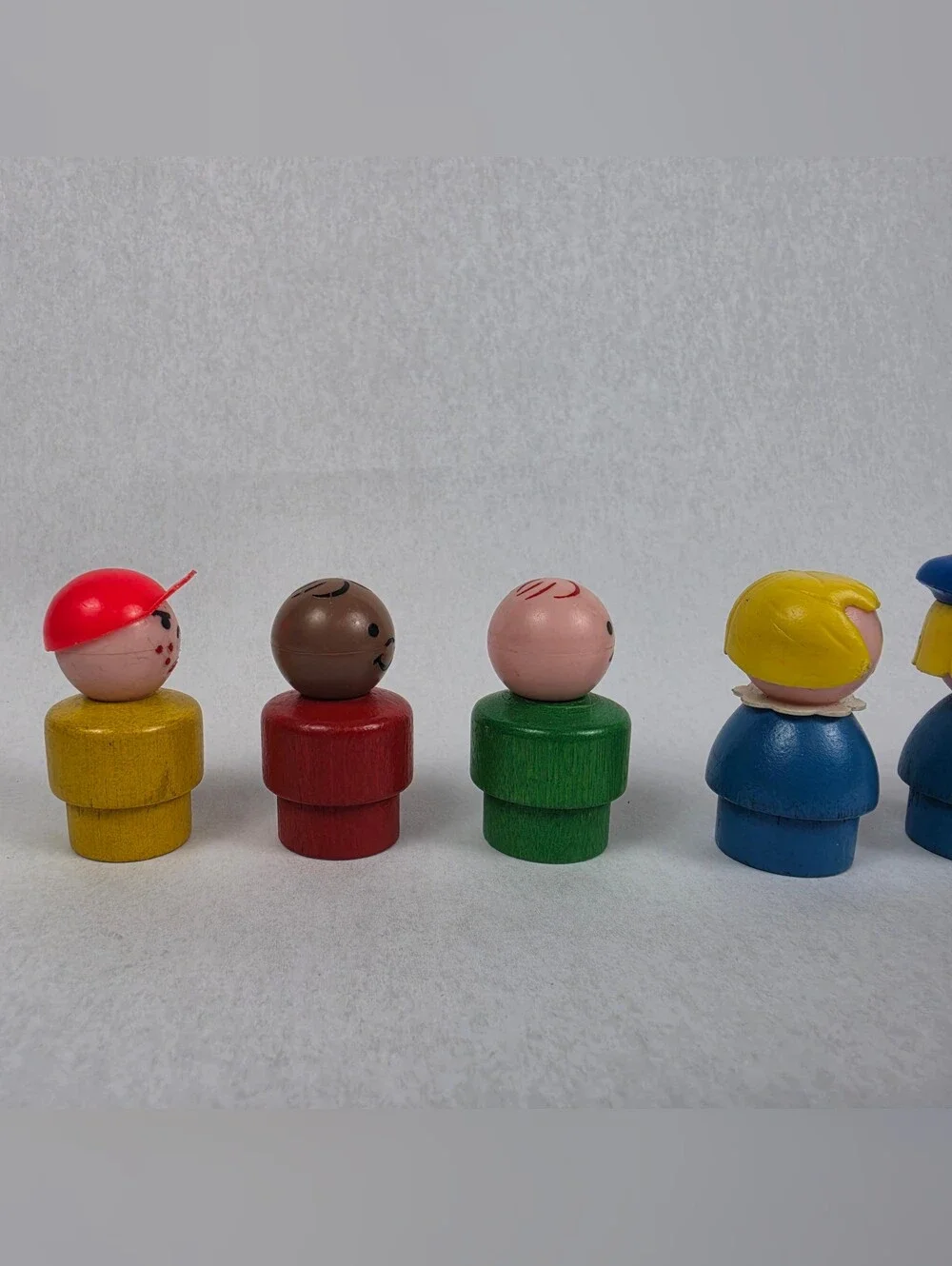 Vintage Fisher Price Little People Wooden Figurines